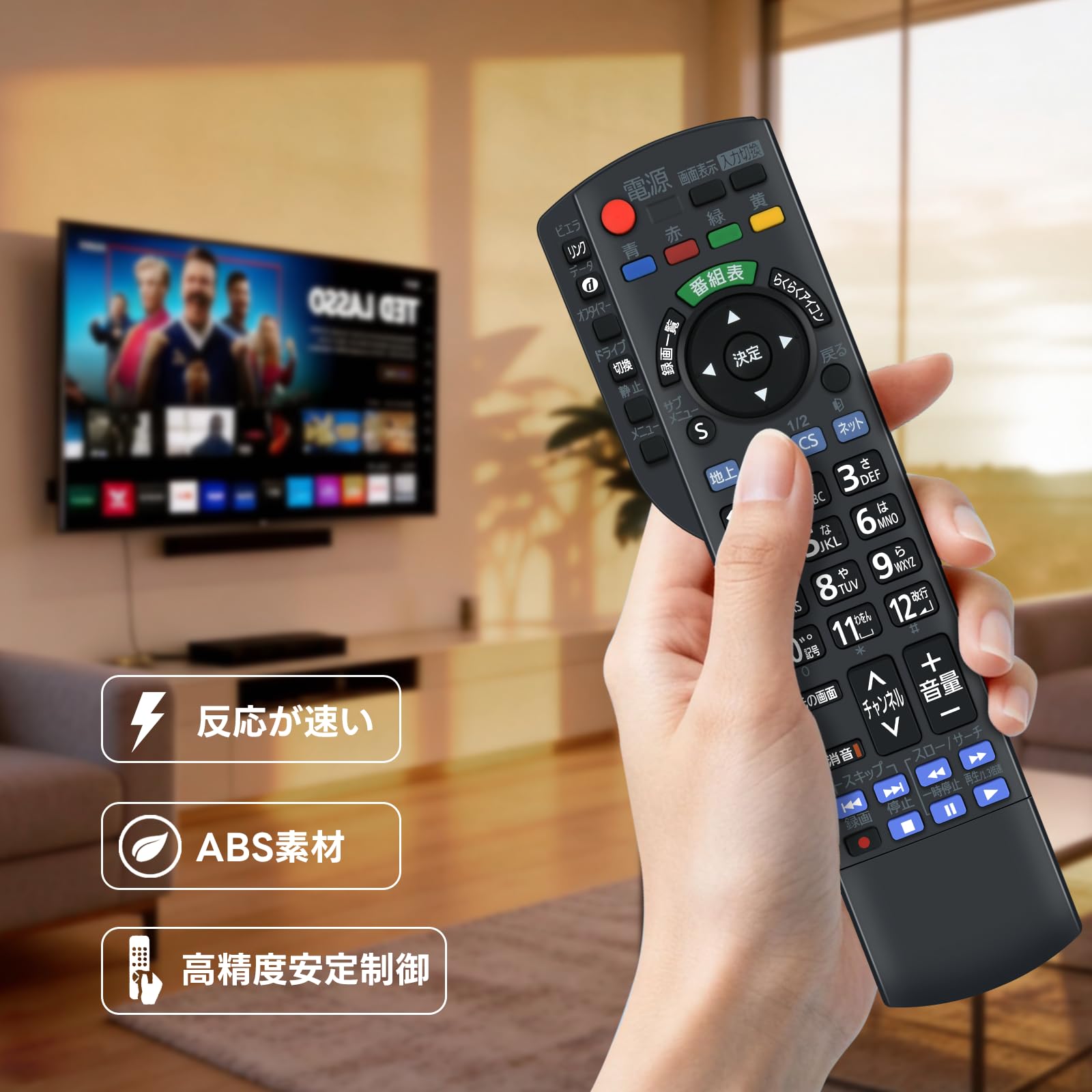 Amazon.co.jp: テレビリモコン N2QAYB000588 パナソニックテレビ用の